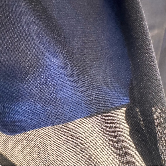 Ralph Lauren Women’s Black W/Royal Blue Dress  Sleeveless, Knee Length Sz M - Picture 6 of 11